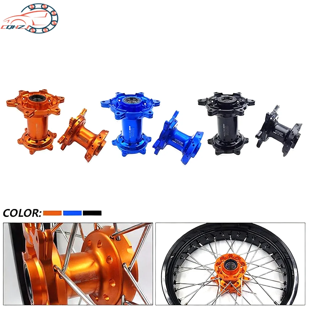 CQHZJ 36 ثقوب دراجة نارية الجبهة محور عجلات خلفي CNC الألومنيوم الخام ل KTM SXF XCF SMR HUSQVARNA FC FX TC TX GASGAS EXF MXF 2023