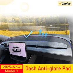 USVOTOV Anti-UV Dashboard Cover For Tesla Model Y Juniper 2026 2025 Center Console Accessories Dash Mat Protector Pad