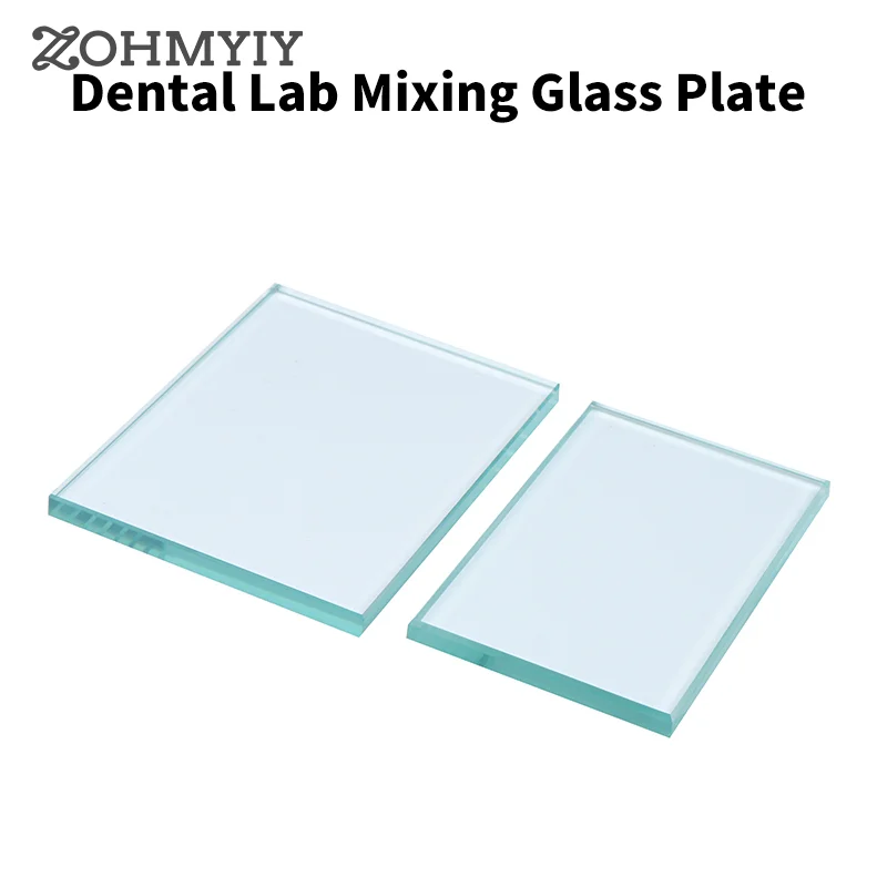 1PCS Dental Lab Mixing Glass Plate Board Dentistry Supply Glass Plate Cement Powder Glass Plate Dentistry Equipment