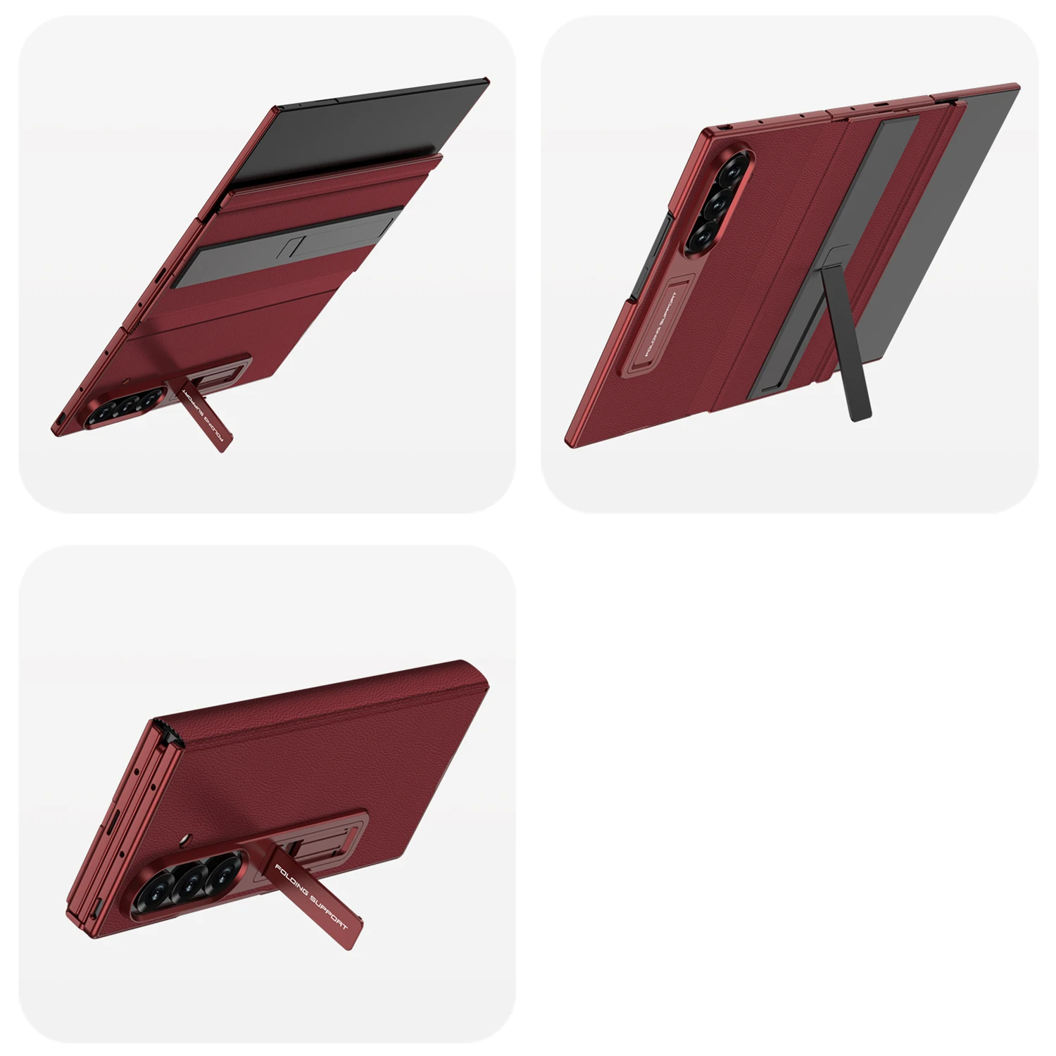 Magnetic Fold Leather All-included Case For Samsung Galaxy Z