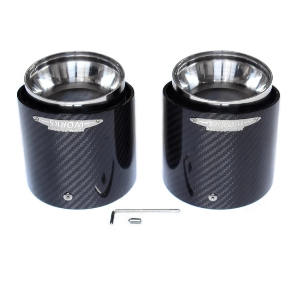 Carbon Fiber Mini Exhaust Tip Muffler Tips Fit for R55 R56 R57 R58 R59 R60 R61 F54 F55 F56 F57 F60 mini Cooper