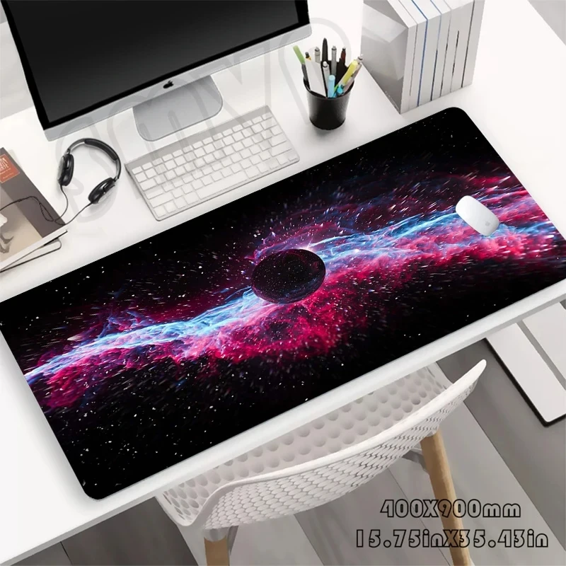 Space Desk Mat Gamer Mousepads MousePad Office Desks Pads Large Mousepad Gaming Mouse Essential for gamers Mats for Computer