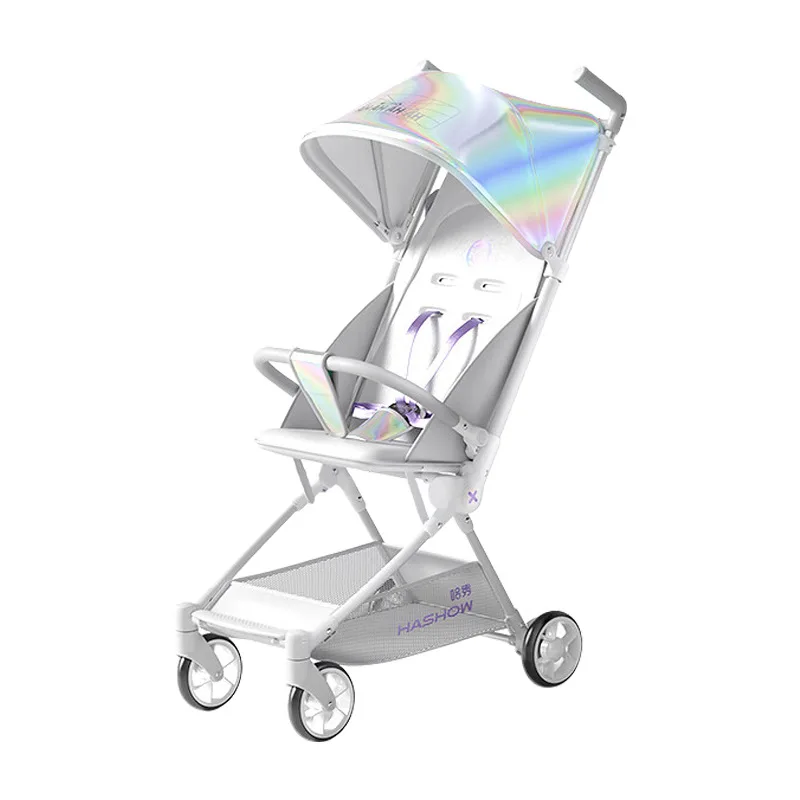 

HaXiu X3Pro Baby Stroller Pocket Car Can Sit Can Lie Lightweight Foldable Travel Boarding Ultra-thin Baby Stroller