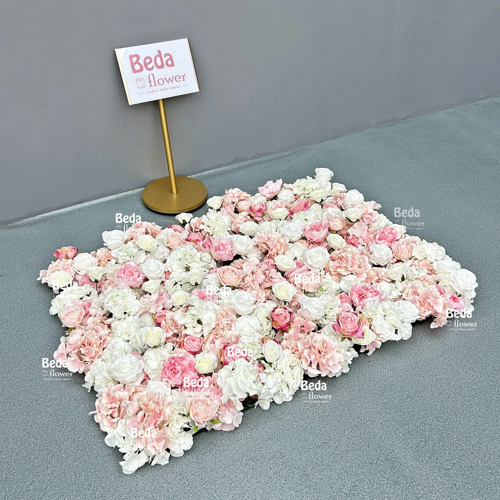 2024 New Design Artificial Flowers for Wedding Decoration  Backdrops Flower Wall Outdoor Indoor Decoration Wall Flowers