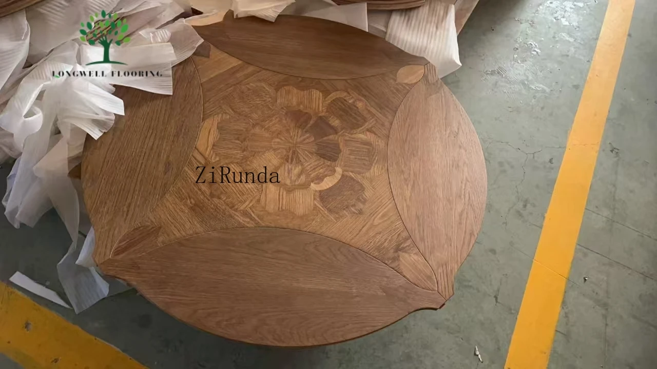 نسخة مخصصة من أرضيات خشب البلوط الفرنسي الفاخر من الخشب الصلب #4