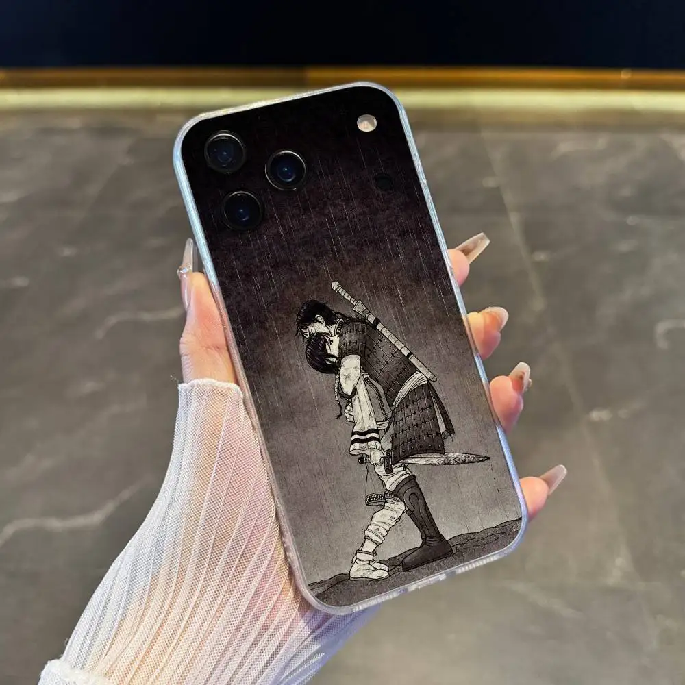 حافظة هاتف كانيكي من المملكة مانغا لهاتف آيفون 17,16,15,14,13,12,11 Pro,Max,Plus,X,XS,XR,SE4,E غطاء ناعم شفاف صغير