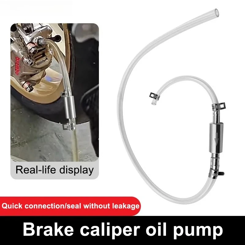 Car Motorcycle Brake Bleeding Oil Change Pump Tool Hydraulic Brake Bleeder Tools Quick Connection/seal Without Leakage