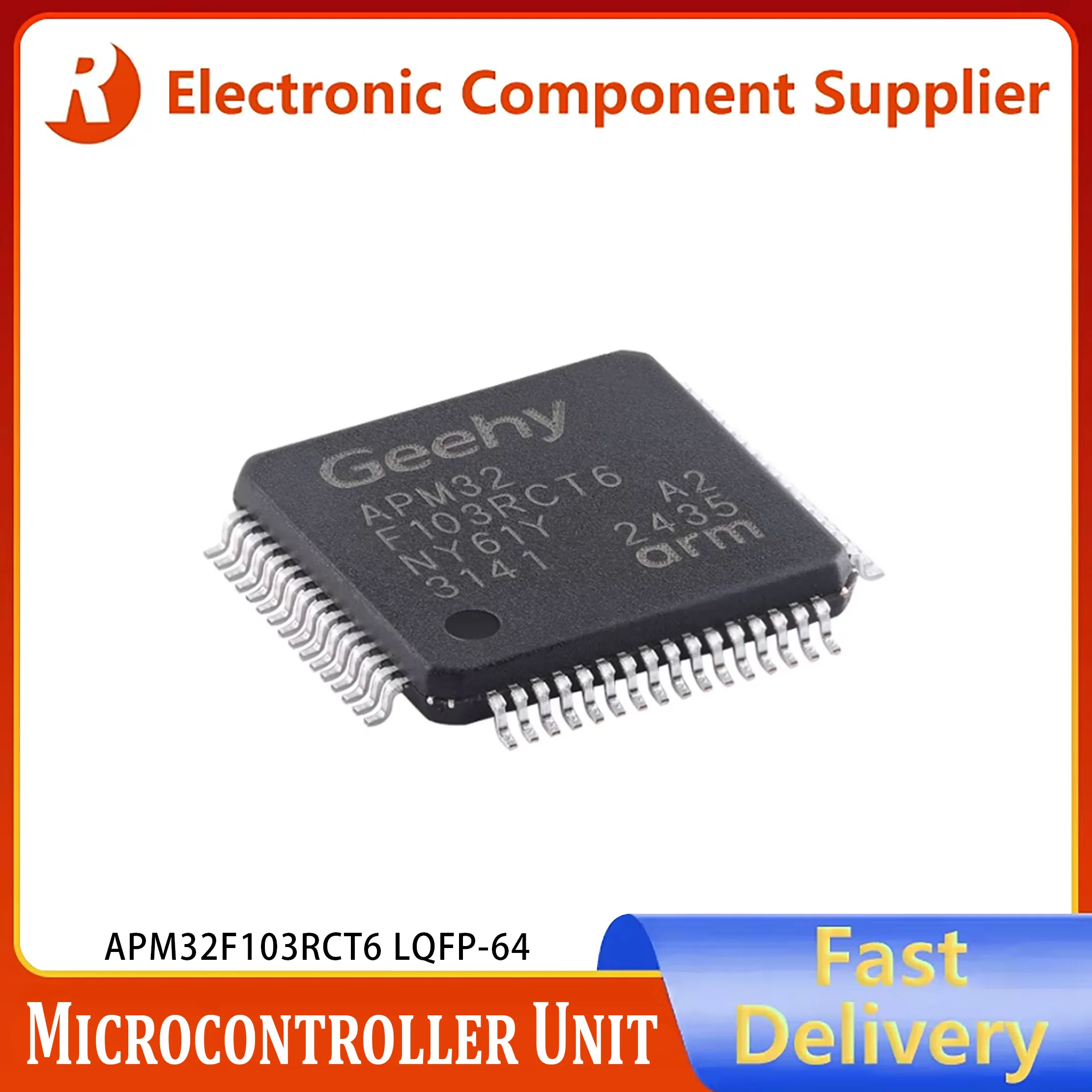 APM32F103R10pcs-1pcs CT6 LQFP-64 ARM Cortex-M3 32-bit Microcontroller Unit (MCU) - Genuine Original Product