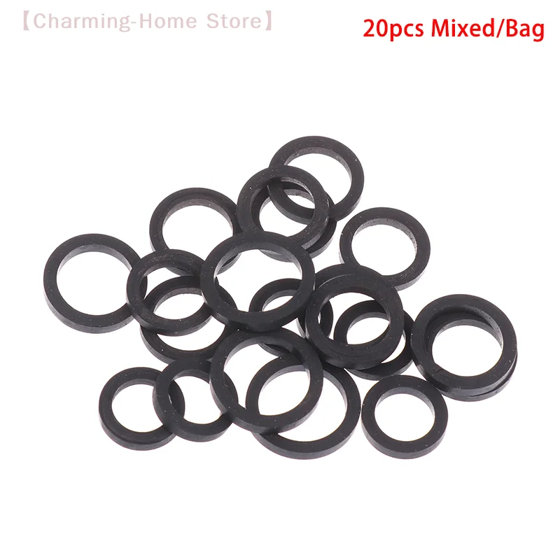 【M】20Pcs Mixed Idle Wheel Belt Loop Pulley Rubber Ring For Cassette Deck Tape Recorder Audio-Stereo Player Rubber Rings 9mm-13mm