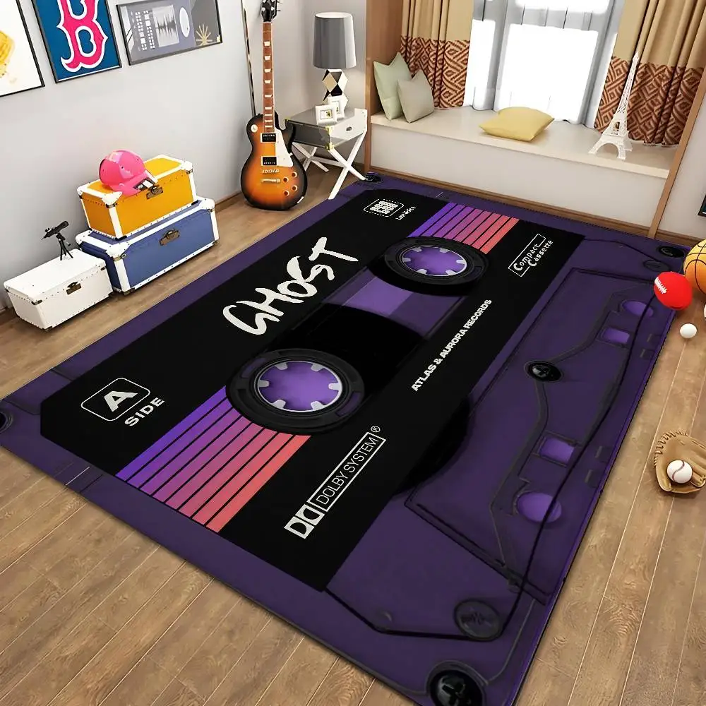 

Retro Tape Pattern Floor Mat Printed Large Carpets Living Room And Bedroom Carpets Bathroom Anti Slip Door MATS Small Carpets