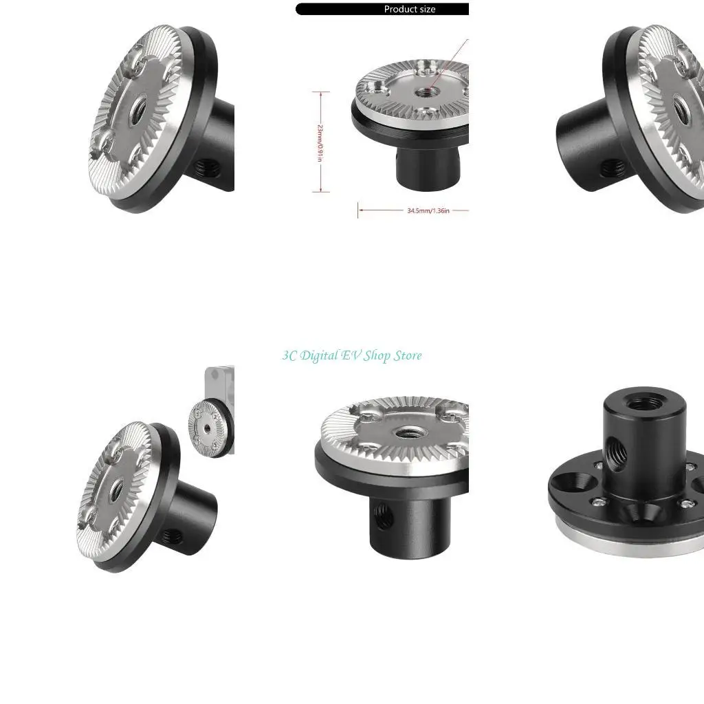 

E74D 1 комплект, стандартная шестерня для круглого стержня 15 мм, круглая трубка, розетка, адаптер, подставка для зажима стержня
