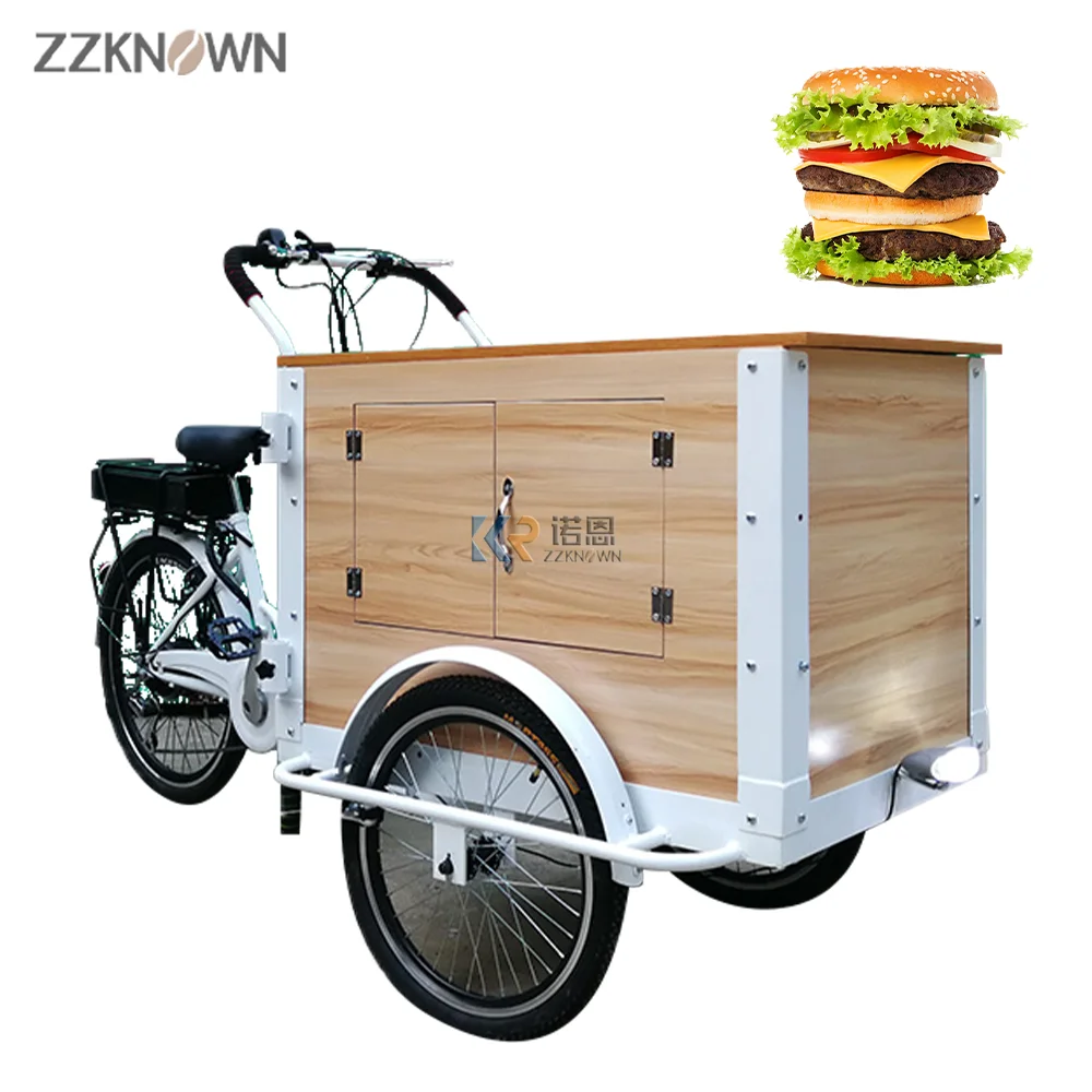 Three Wheel Cart Foldable Easy Move Street Tricycle Custom Truck Cargo Bike for Sale