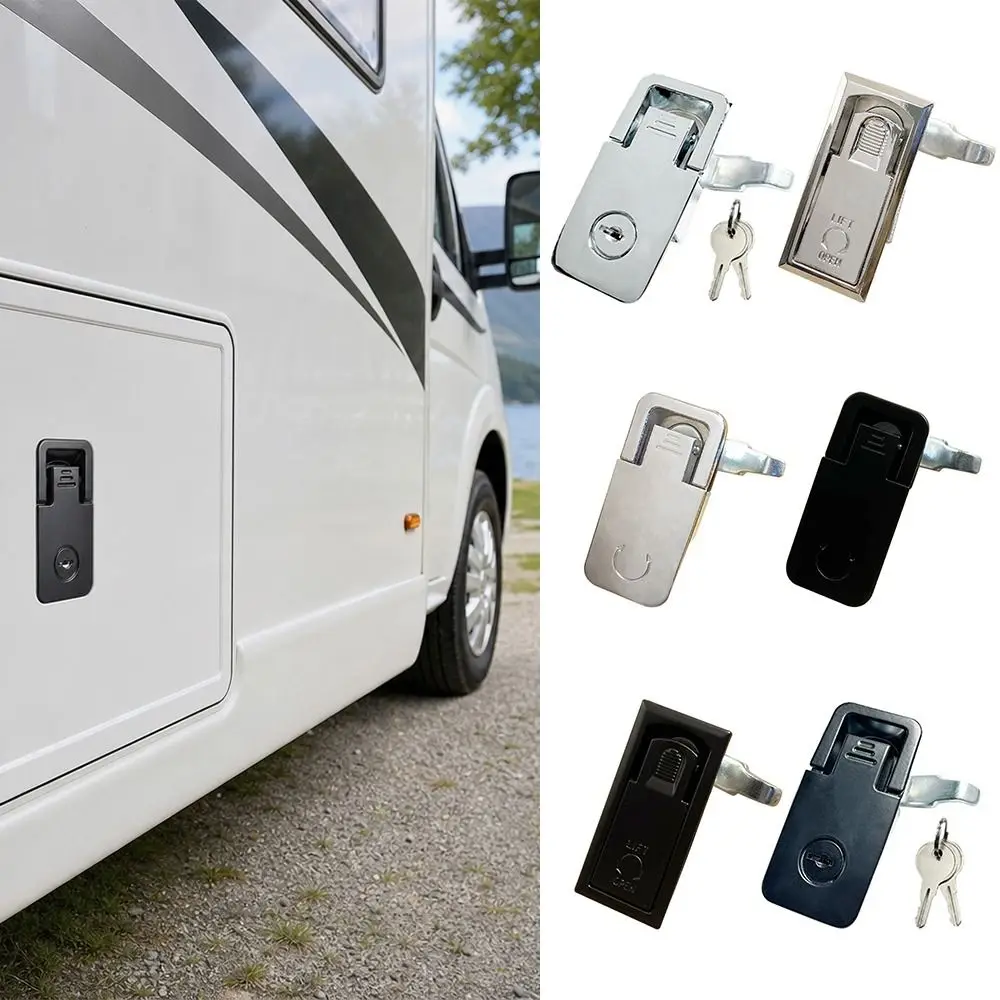 Professional Zinc Alloy Toolbox Lock with Keys Weather-resistance Distribution Box Lock Multi-purpose Cabinet Lock Hardware Lock