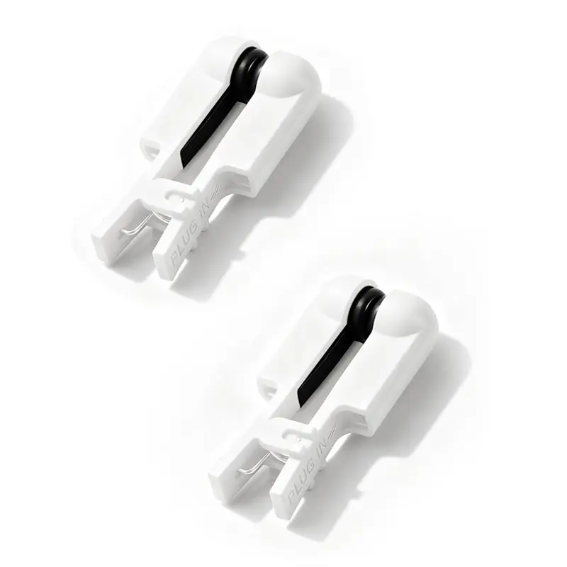 KSOL 2 Pair Ear Clip Electrode Double-Sided Rubber Head Comfortable, Compatible for Tens Unit & Stimulation