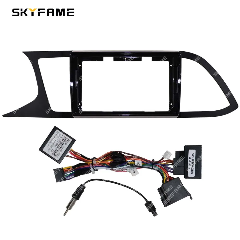 

SKYFAME Car Frame Fascia Adapter Canbus Box Decoder Android Radio Dash Fitting Panel Kit For Seat Leon 3 Ateca