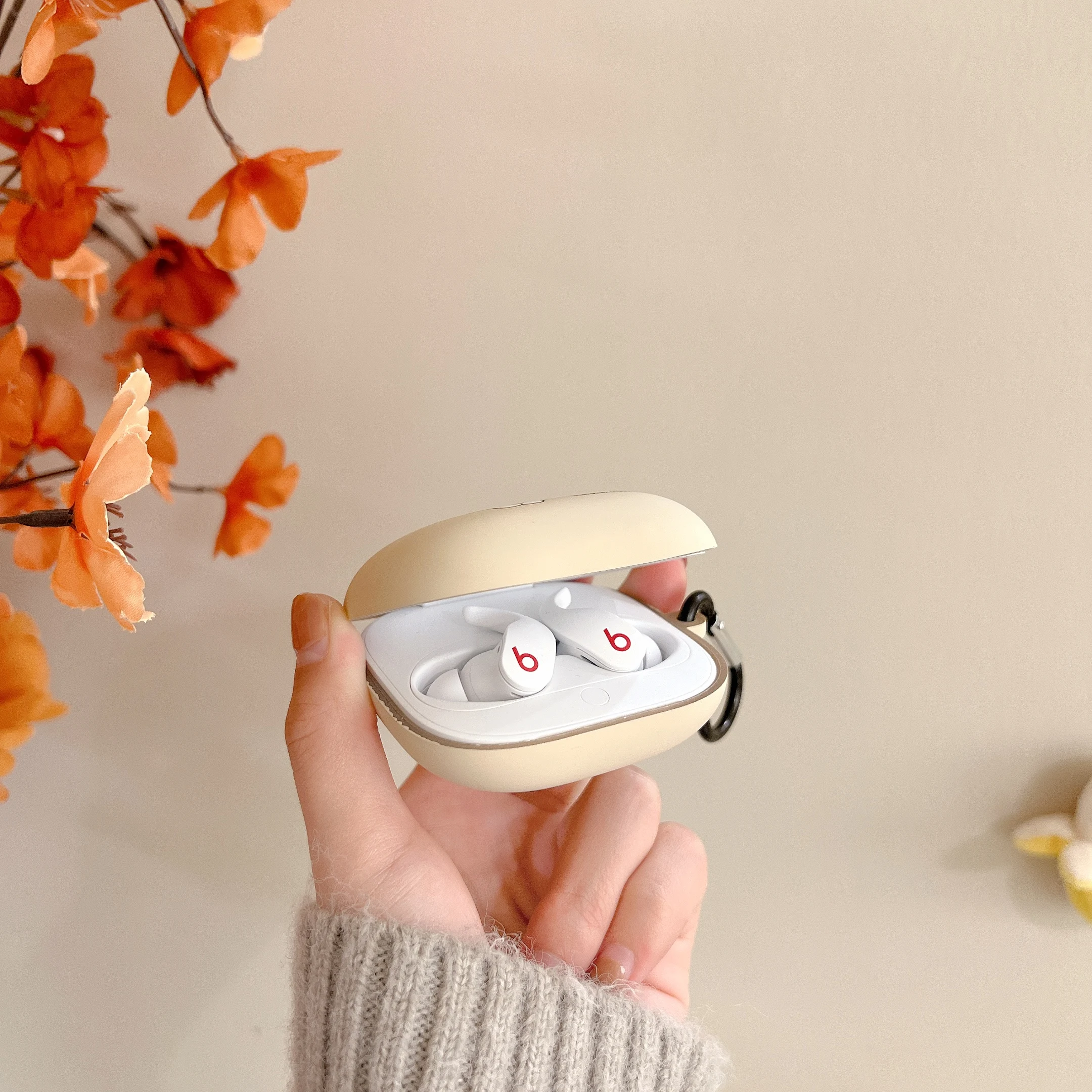 حافظة صلبة ضد الصدمات مزودة بسلسلة مفاتيح ، غطاء لجهاز الكمبيوتر ، علبة سماعات أذن ، واقي لكامل الجسم ، حافظة بيتس فيت برو ، 2021