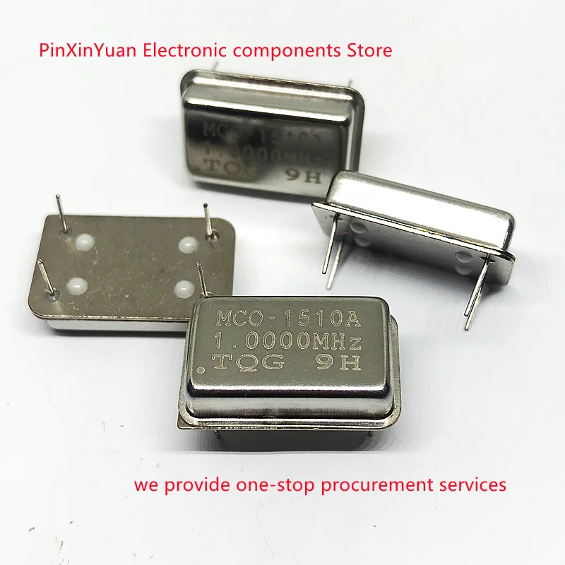 5 قطعة/الوحدة MCO-1510A الأصلي الجديد 1Mhz 2Mhz 3Mhz 4Mhz 10Mhz 12Mhz 16.000MHZ DIP4 مستطيلة مذبذب الكريستال النشط في الأوراق المالية
