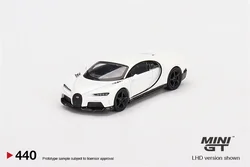 MINI GT 1:64 Bugatti Chiron Super Sport White LHD Diecast Model Car