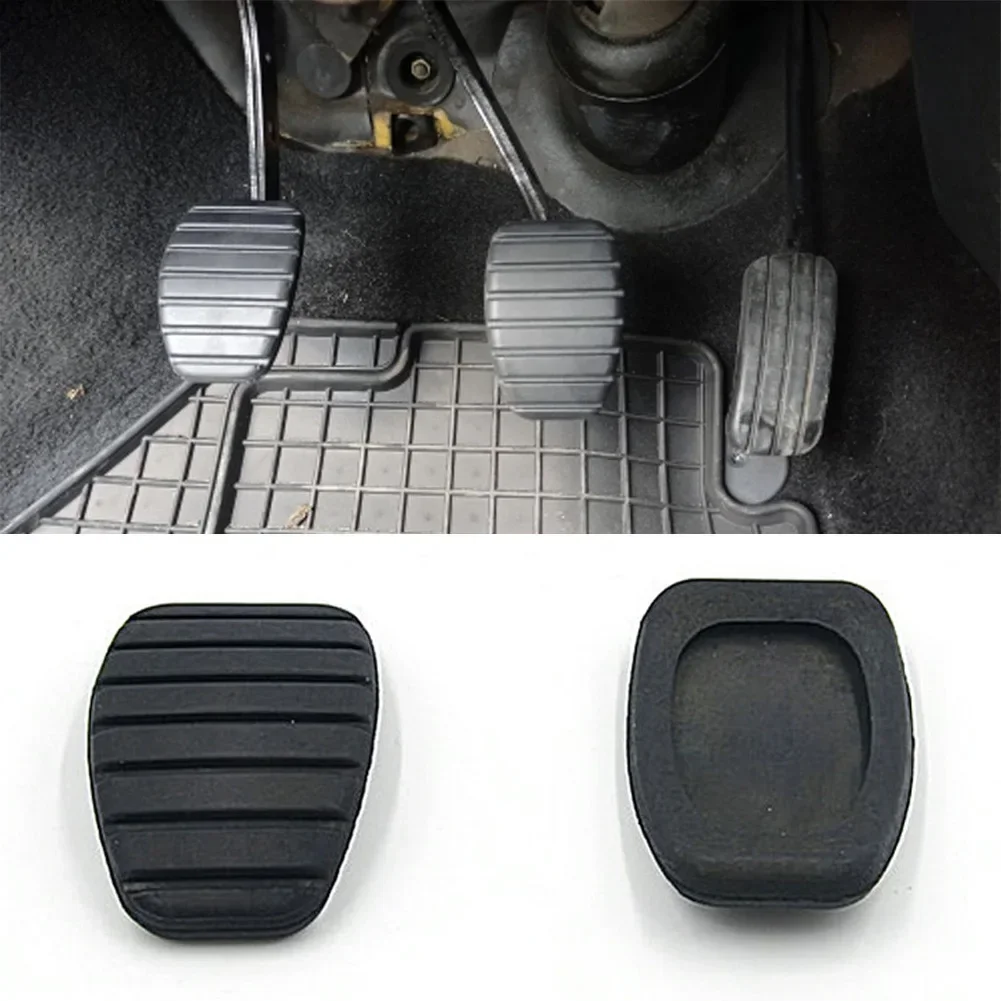 Tackle Wear And Tear On Your Vehicle's Brakes With This Reliable Set Of 2X Rubber Pad Covers From Renowned Brands