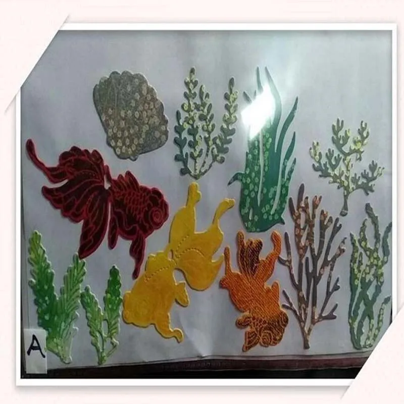 seaweed Metal Cutting Dies Mold Scrapbooking Decoration Paper Cards Craft Knife Mould Blade Punch Template Embossing Stencils