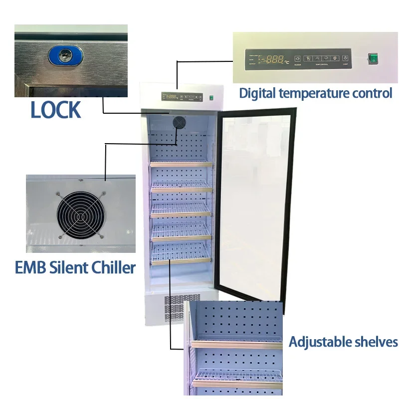 HLC-L1360 Шкаф для лекарств Холодильник для хранения медицинских лекарств и вакцины