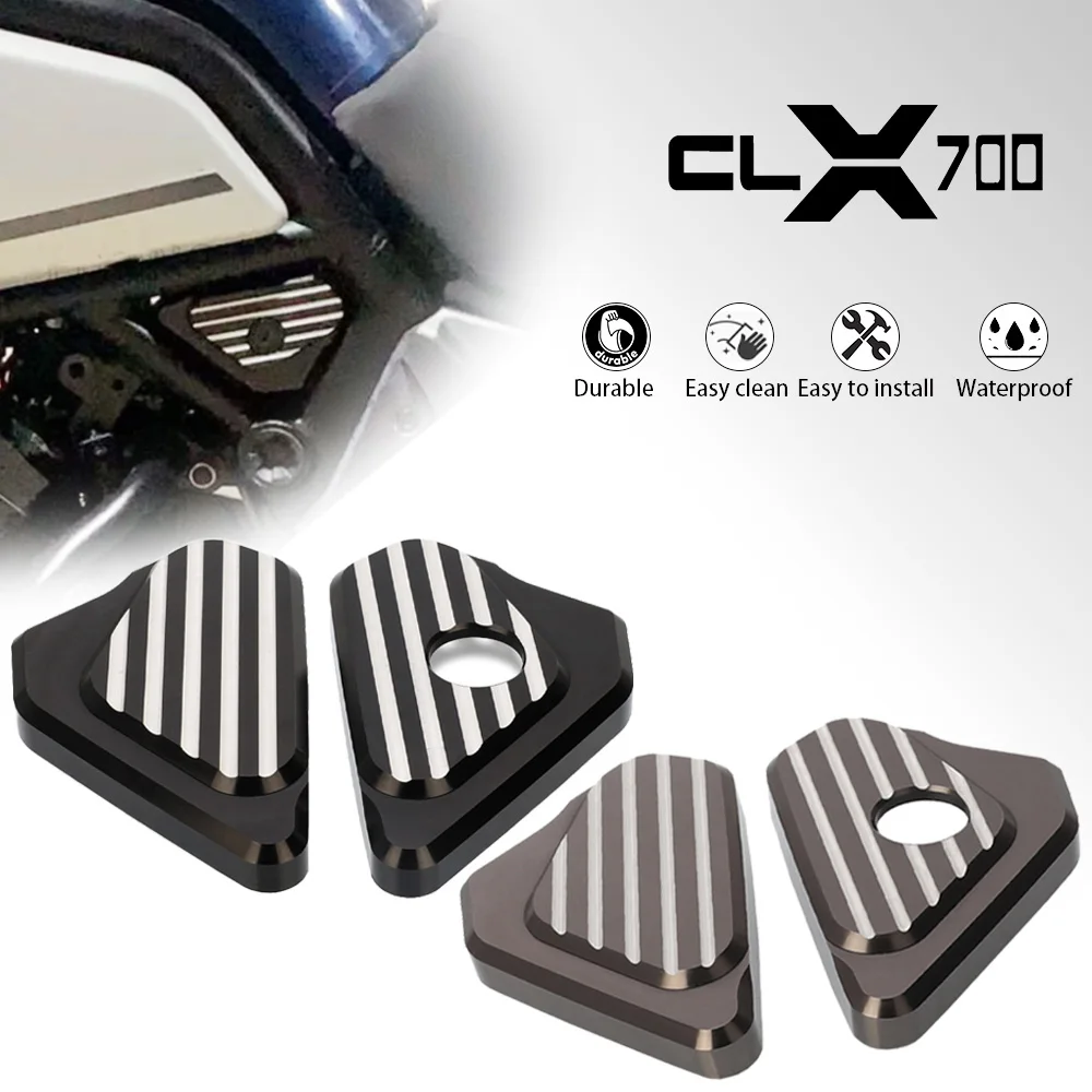 

FOR CFMOTO 700CLX CL-X 700 2020 2021 Motorcycle CNC Frame Hole Cover Caps Plug Decorative Frame Cap Motorcycle 2024 2023 CLX700