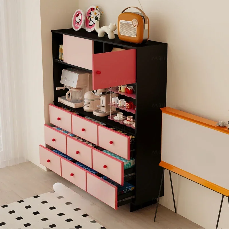 Memphis Large Capacity Side Cabinet 1.6m Entrance Nine Chest Multi-Functional Tea Cabinet