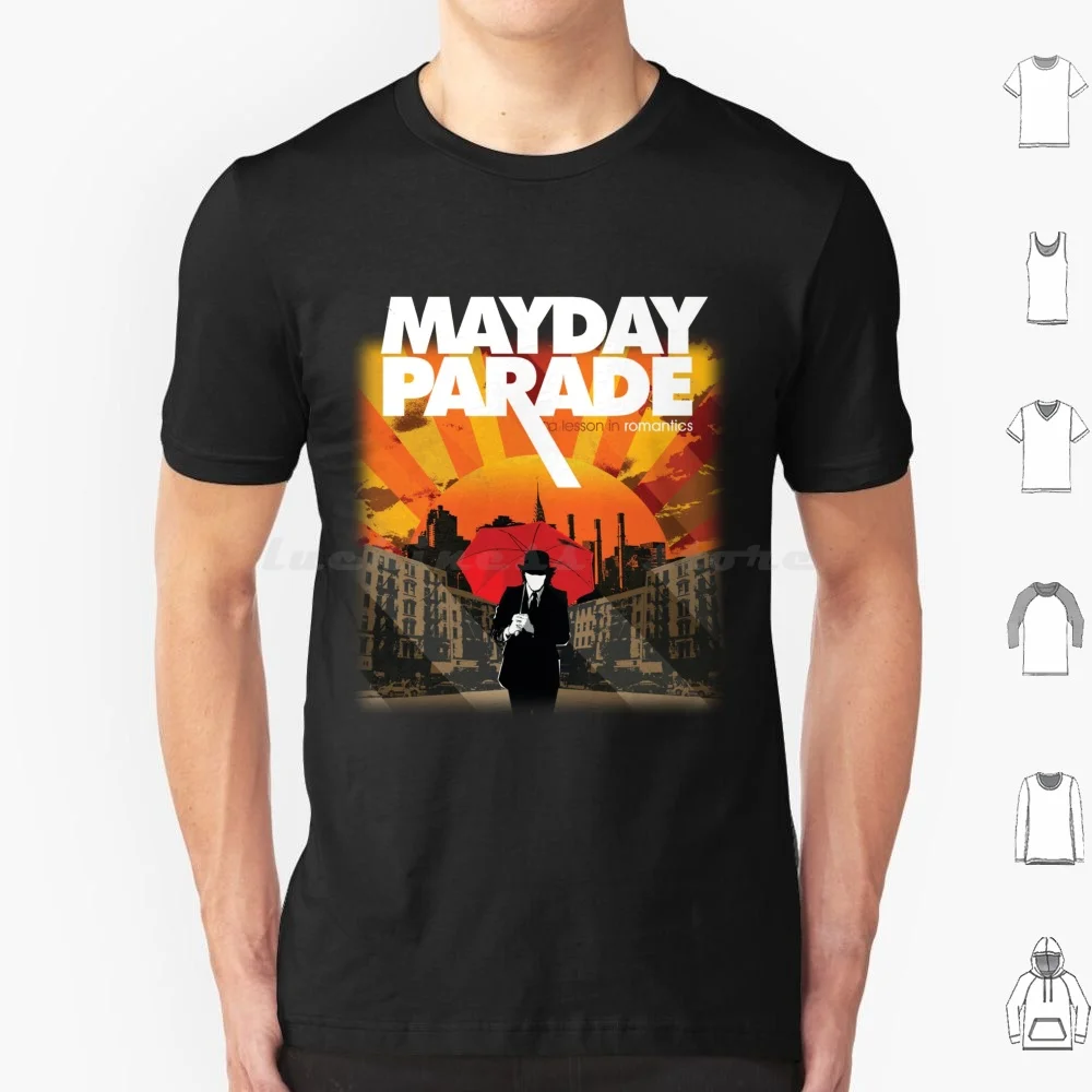 Lesson In Romantics T Shirt Cotton Men Women DIY Print Umbrela Mayday Parade Mayday Parade Band Mayday Parade Full Album Mayday