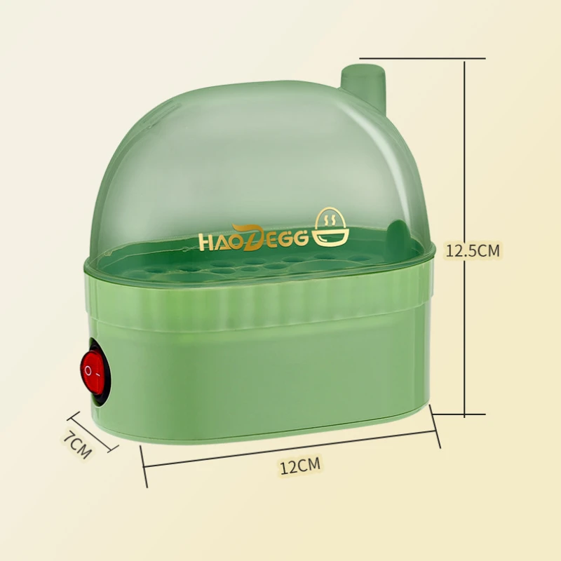 Urządzenie do gotowania jajek 1 szt. Mini urocze automatyczne wyłączanie parowar do jajek domowy dormitorium mały parowiec do jajek maszyna