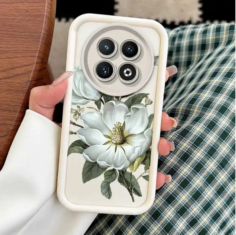 Realme12 Blooming White Flowers Sky Eye Ladder Phone Case For Realme 11 10 9i 9Pro 9i 9ProPlus 9 8i 8 8Pro 7i 7Pro 7 6 5 Cover