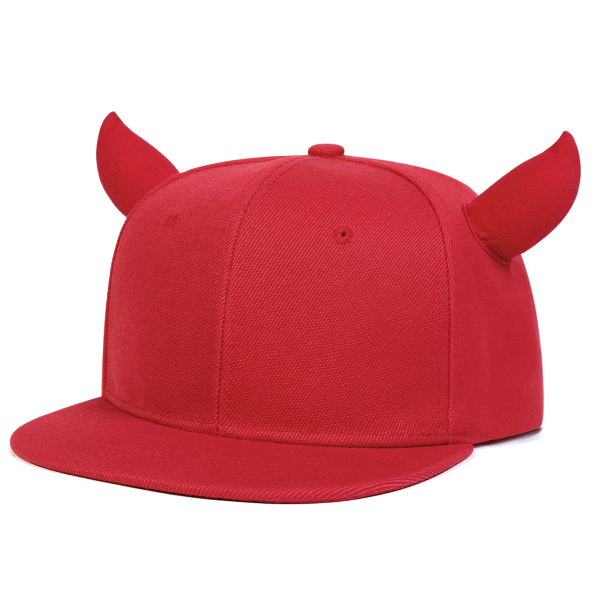 Unisex Cute Cow Horn Hip-hop Hats Fashion Spring Autumn Outdoor Adjustable Casual Baseball Caps Sunscreen Hat