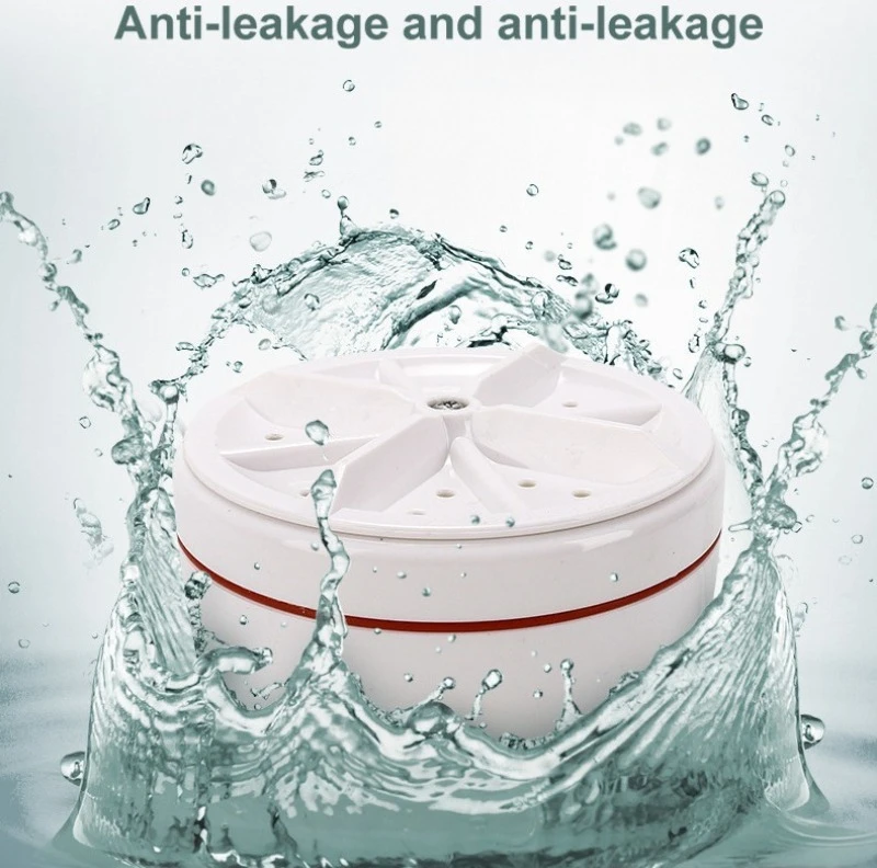 Mini Washing Machine, Portable Turbine Cleaner for Underwear Socks, Lazy People Laundry Gadget