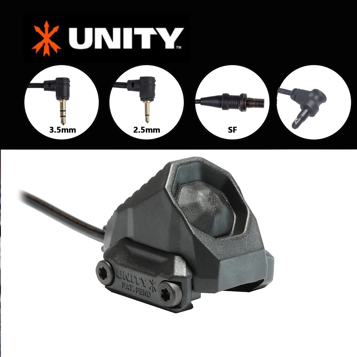 

Тактический модуль дистанционного переключателя давления UNITY SL AXON Surefire M300 M600 2,5 3,5 SF Crane Plug NGAL PEQ Fit 20 мм Rail