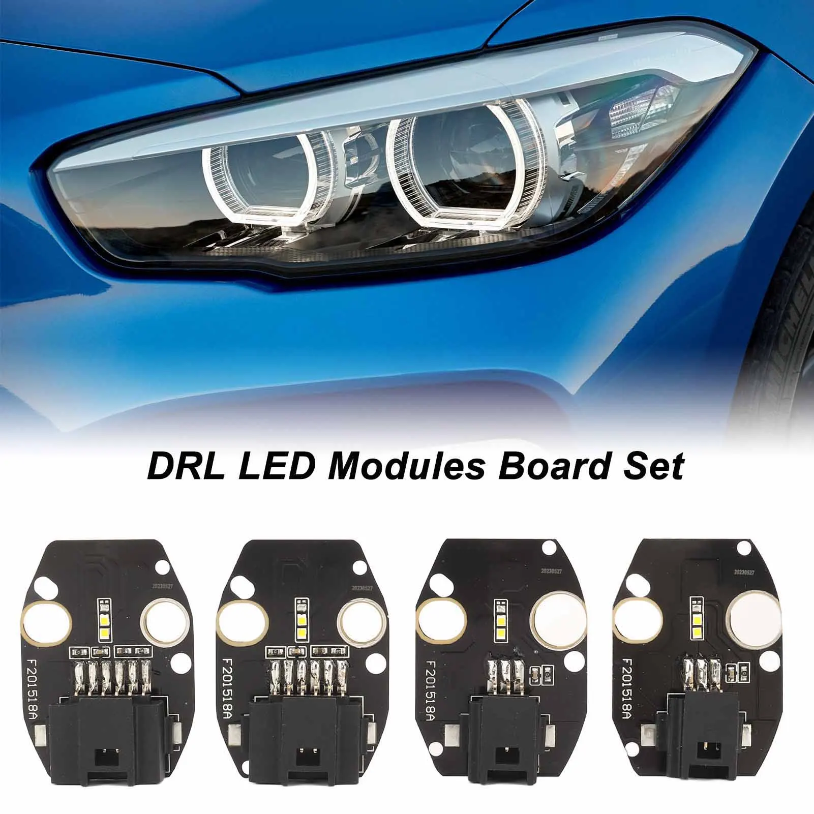 Yellow DRL LED Modules Set for 1 Series F20 F21 LCI Adaptive LED Headlight 2016 to 2019 DRL LED Modules Board Set