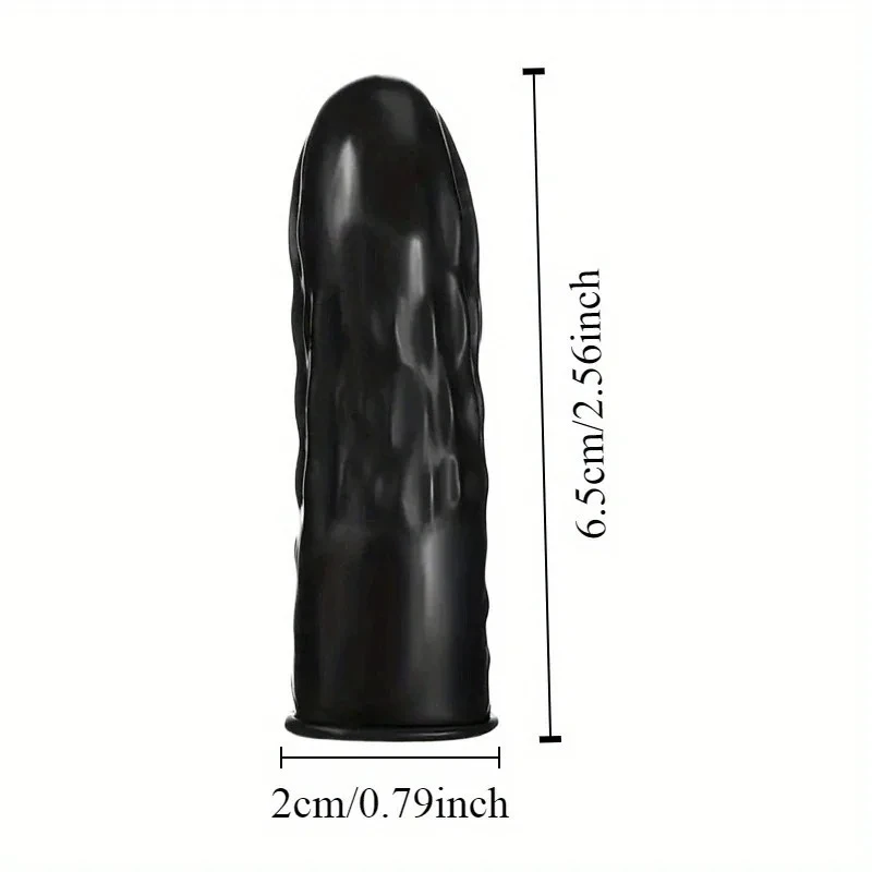 100/300/500PCS Black Latex Fingertips Gloves Non-slip Anti-static Latex Gloves Watchmaker Watch Repair Tool Home Cleaning Tool
