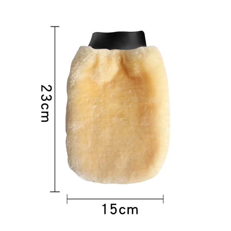 1/5 قطعة على الوجهين أفخم قفازات غسيل السيارات لينة سميكة تقليد الصوف مسح سيارة الغبار قفاز تلميع الصبح أدوات تنظيف #6