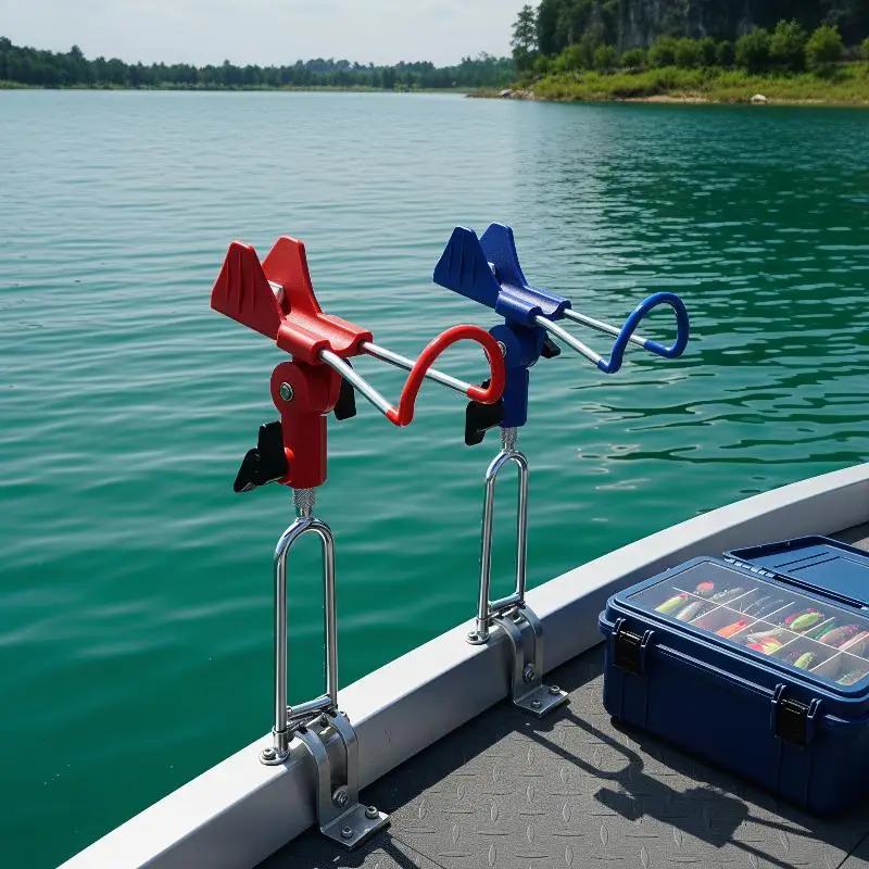 Faltbarer Angelrutenhalter 360 ° Verstellbarer Ständer mit Erdspieß 1 Set für professionelle Angler, Angelgeschenke – Detail 4