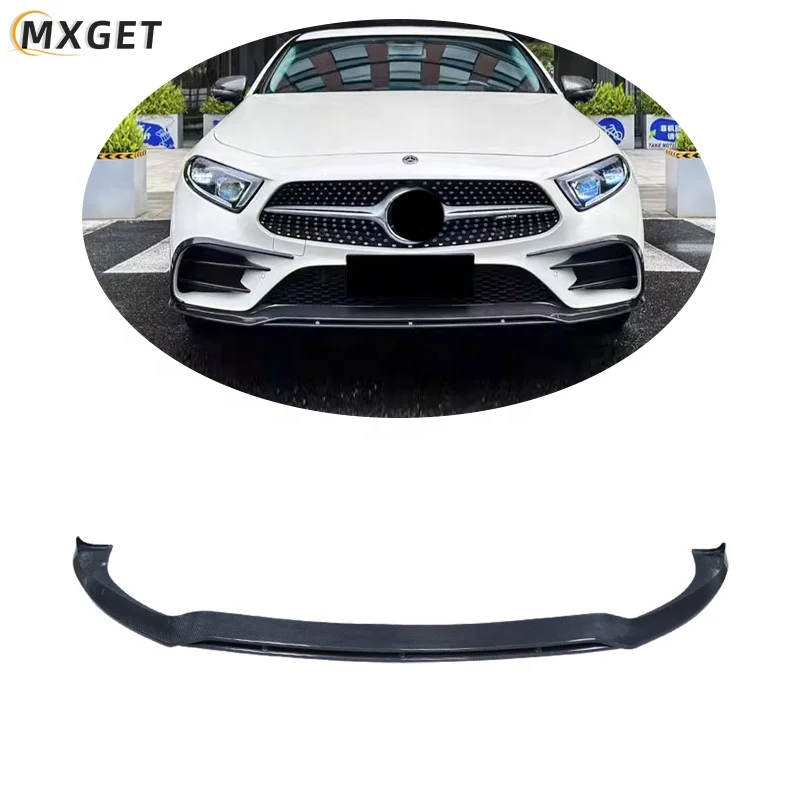 C257 W257 CLS Carbon fiber front lip for Mercedes-Benz CLS350 4MATIC 2018-2021