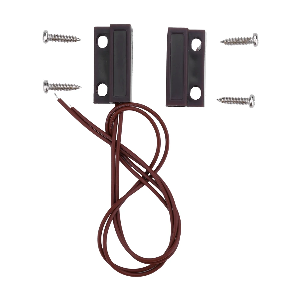 MC-38 Magnetic Switch Door Window Sensor Detector Micro Alarm Reed Switch Closed or Normally for Home Security Alarm System