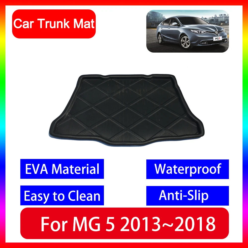 

For MG 5 MG5 MG GT 2013~2018 2015 2016 2018 Car Rear Boot Cargo Pad Waterproof Protect Trunk Tray Trunk Mats Auto Accessories