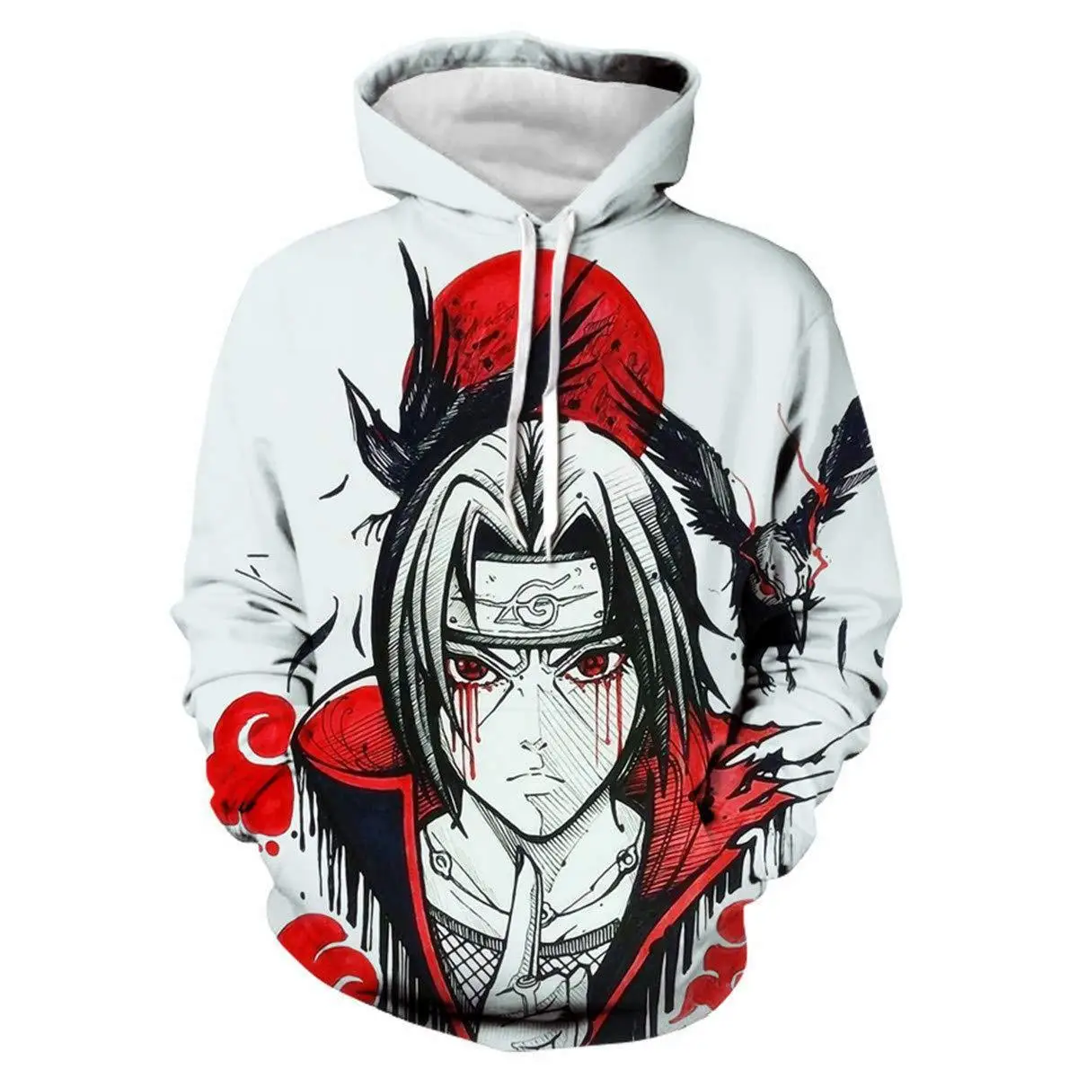 2026 Neuer Bandai Naruto 3D Digital-Print Anime Hoodie Japanischer Streetwear/Harajuku/Y2K-Stil Bequemer Pullover – Detail 3