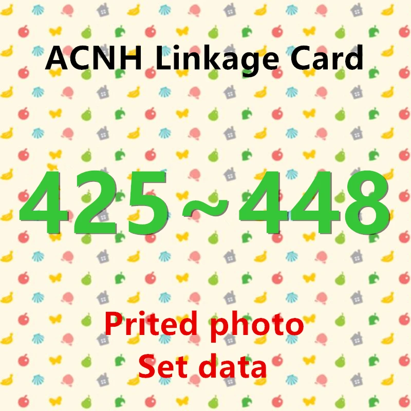 (425 to 448) ACNH NTAG215 NFC Printing Card Work for NS Games Series 5 Standard Card