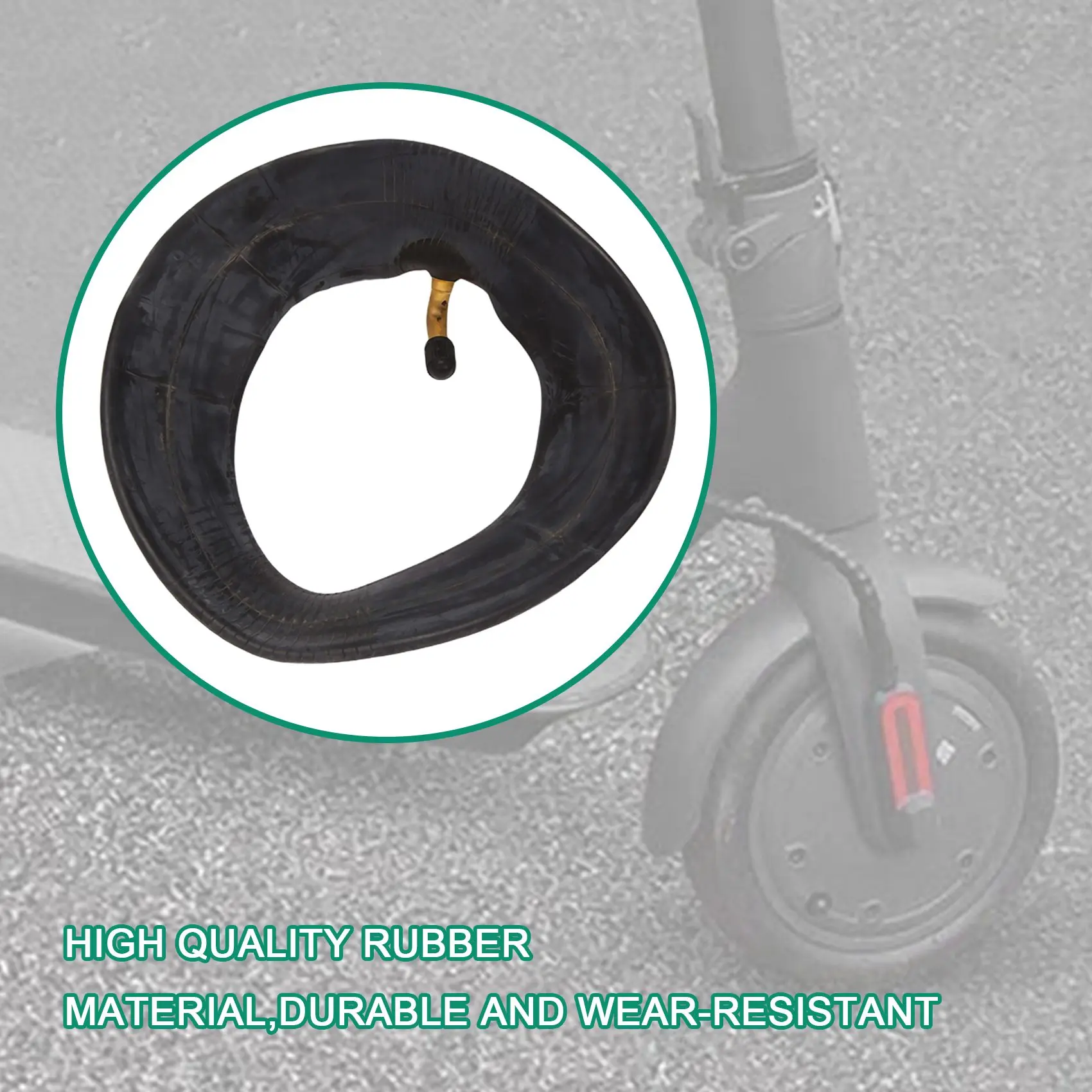 새로운 (8 인치 x 2 인치) 200X50 (8 인치) 전기 가스 스쿠터 및 전기 스쿠터 휠체어 휠, 내부 튜브에 적합한 내부 튜브