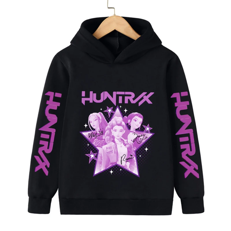2026 New in Fashio Style Hoodie Kids Kpop Demon Hunters Children's Sweatshirt Cute Tiger Harajuku Hoody for Boys Girls Unisex