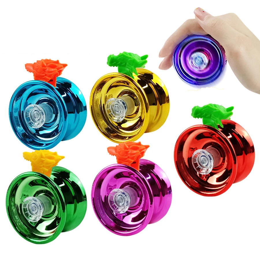 NUOVA palla Yoyo professionale in metallo alluminio per bambini principianti, Yoyoball competitivo, Yoyoyoball per bambini adulti con accessori