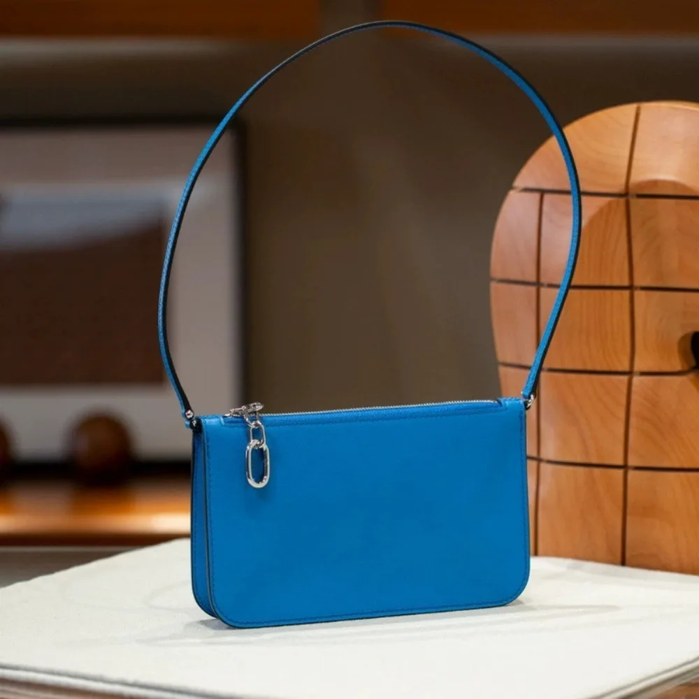 

Легкая роскошь, высокое качество, новинка 2026 года: женская кожаная сумка с узором под козью кожу, на плечо/через плечо, изысканный стиль