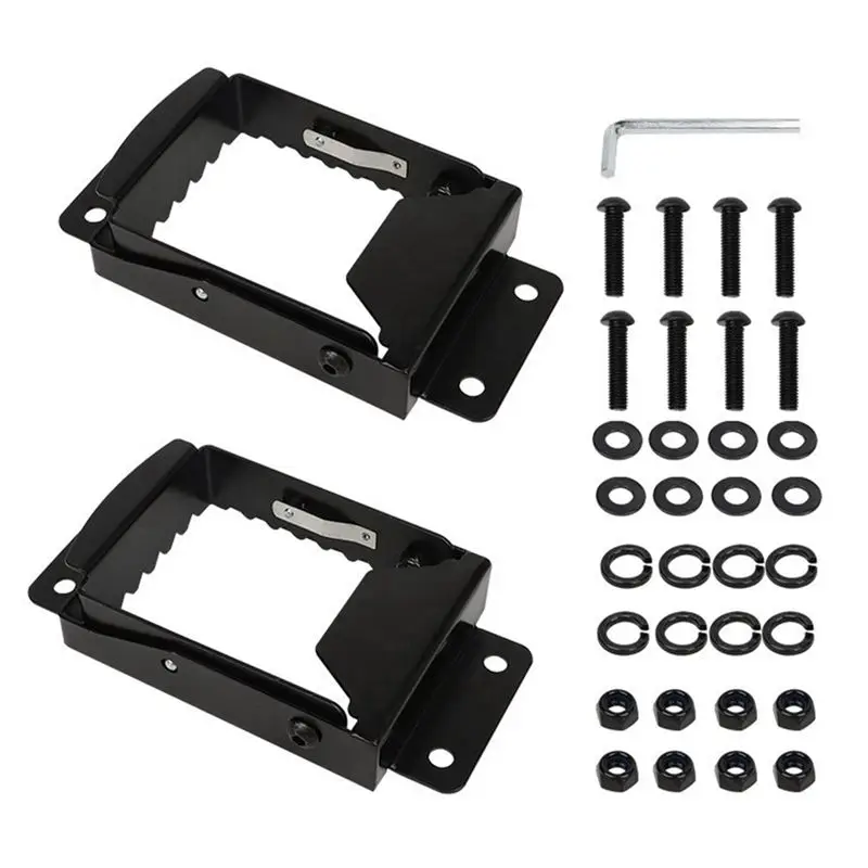 A48P-Universal ATV Foot Rest 4 Wheeler Foot Pegs Rear Passenger Anti-Slip Footrests