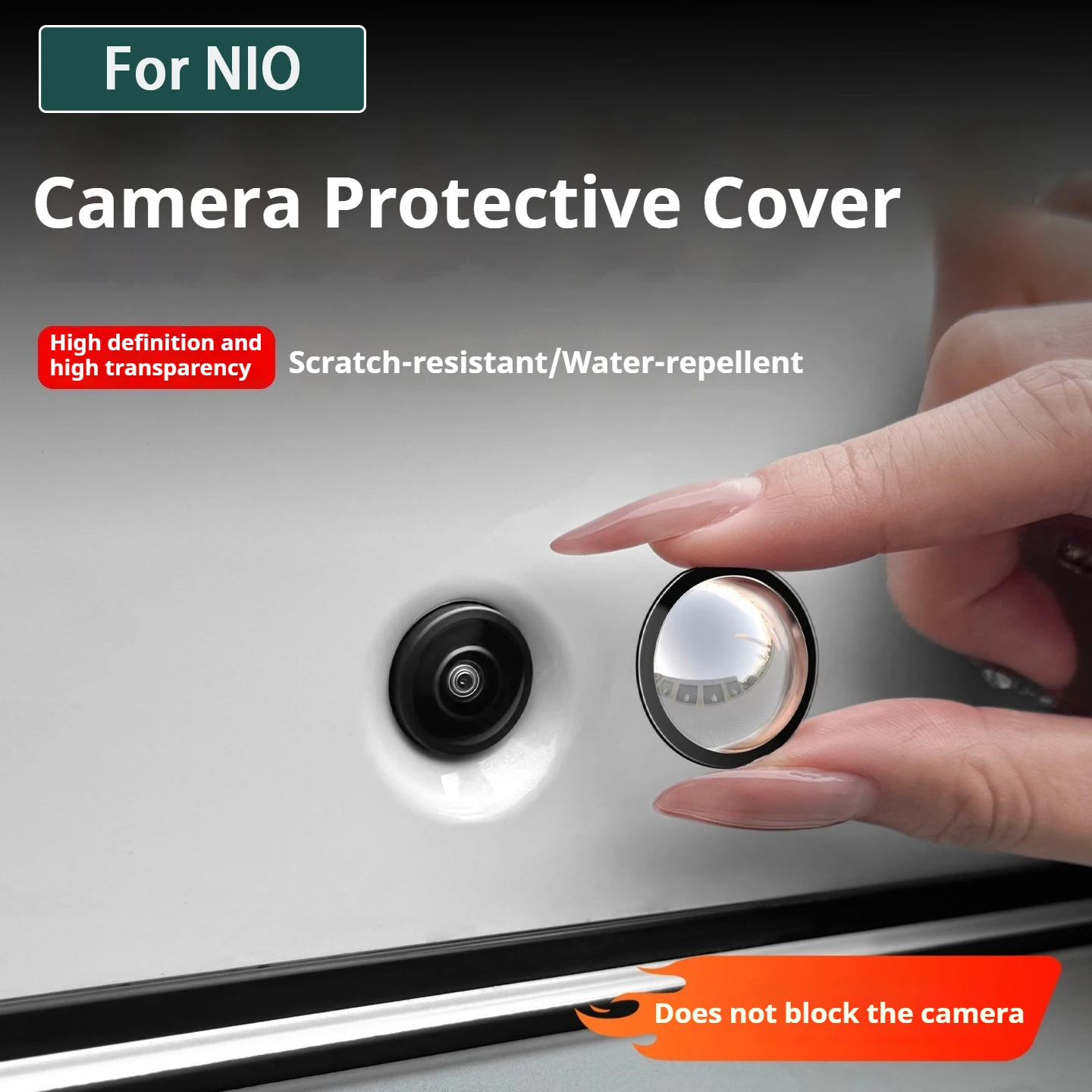 Cubierta Protectora para Lente de Cámara de Coche NIO EVE ES6 ES7 ES8 ET5 ET7 ET9 EC6 EC7 ET5T EP9, Protección de 360 Grados Resistente a Arañazos