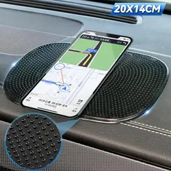 NANO Car Non Slip Mat Sticky Anti Slip Pad Heat Resistant Car Dashboard Phone Sunglasses Holder Car Styling interior 20x14cm RS