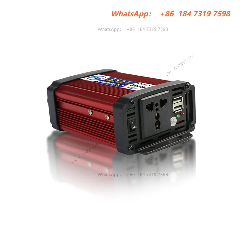 500W Corrected Wave Inverter, Dual USB Car Inverter DC to AC Inverter Power Converter DOXIN